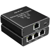 Ethernet splitter QOLTEC 52294 1x3 RJ45 with USB-C power input