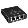 Ethernet splitter QOLTEC 52294 1x3 RJ45 with USB-C power input