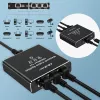 Ethernet splitter QOLTEC 52294 1x3 RJ45 with USB-C power input