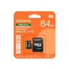 MicroSDXC Card ADATA Speed Plus 64GB UHS Class 3 Model UD64GUI3V30A2SP-RA1