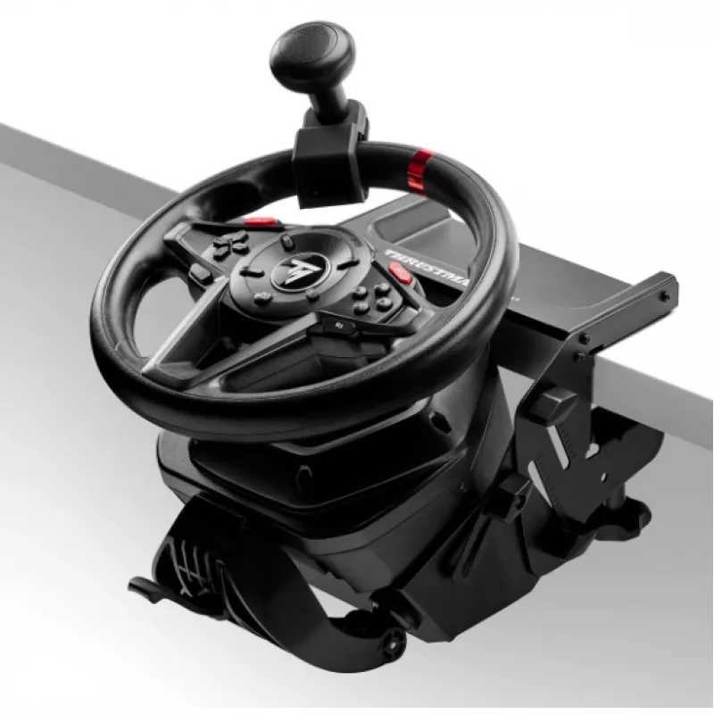 Thrustmaster T128-P Black USB Steering wheel + Pedals Analogue PC, PlayStation 4, PlayStation 5