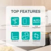 Gorenje Induktionshäll GI8432BSCWF, Black, Built-in, 60 cm, Zone induction hob, Glass-ceramic, 4 zone(s)