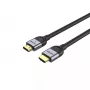 HDMI Cable UNITEK C11086GY01-1.5M 1.5m 48 Gbit/s ARC Black Grey