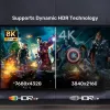 HDMI Cable UNITEK C11086GY01-1M 1m 2.1 48 Gbit/s Black Grey