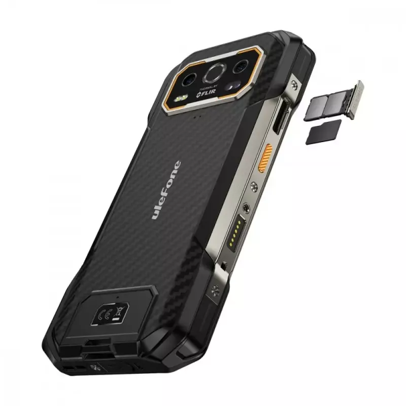 Smartphone UleFone Armor 27T 6.58 inch 12GB RAM 256GB Black, Energy class A