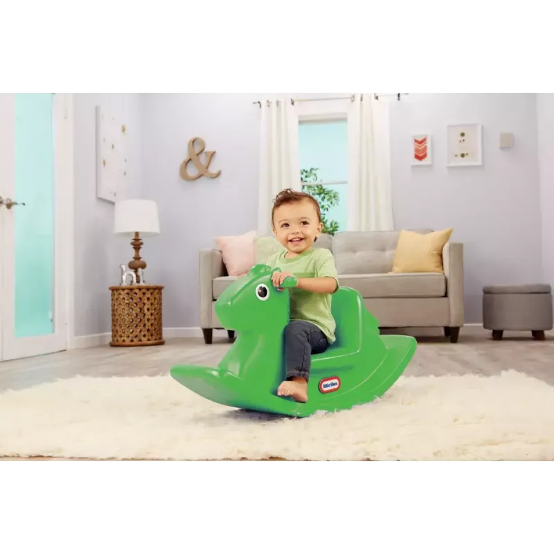 Ride-on toy Little Tikes Ricking Horse 174209E3 lime green – toddler rocker for indoor play