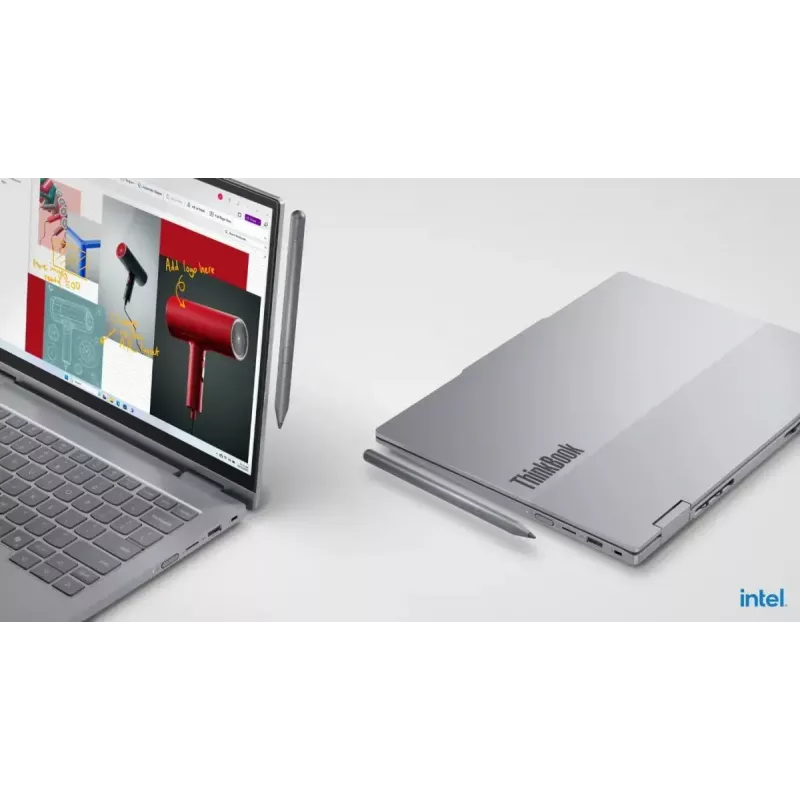 Laptop Lenovo ThinkBook 14 G5 2in1 14.0 inch Ultra 5 225U 16GB 512GB INT W11Pro Touch Luna Grey