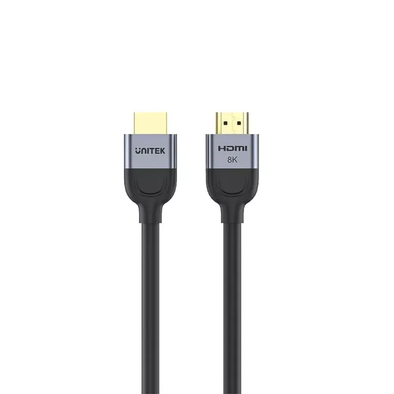 HDMI Cable UNITEK C11086GY01-3M 3m 2.1 48 Gbit/s Black Grey