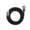 DisplayPort cable Unitek C1628GY01-2M — 2 m, DisplayPort 2.1, 7680×4320 @ up to 240 Hz, 32.4 channels, tinned copper