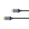 DisplayPort cable Unitek C1628GY01-2M — 2 m, DisplayPort 2.1, 7680×4320 @ up to 240 Hz, 32.4 channels, tinned copper