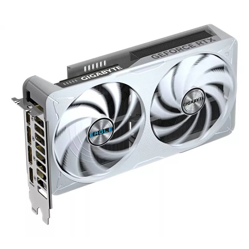 GIGABYTE GeForce RTX 5060 Ti EAGLE OC ICE 8G Graphics Card - 8GB GDDR7, 128bit, PCI-E 5.0, 2617MHz Core Clock, 3 x DisplayPort, 1 x HDMI, GV-N506TEAGLEOC ICE-8GD