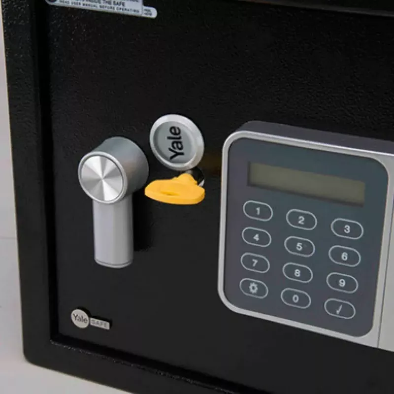 Freestanding safe Yale YSG/250/DB2 — Steel, Combination lock, 16 L, Black, Floor/wall mount