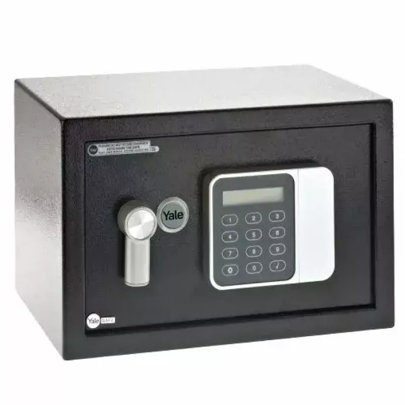 Freestanding safe Yale YSG/250/DB2 — Steel, Combination lock, 16 L, Black, Floor/wall mount