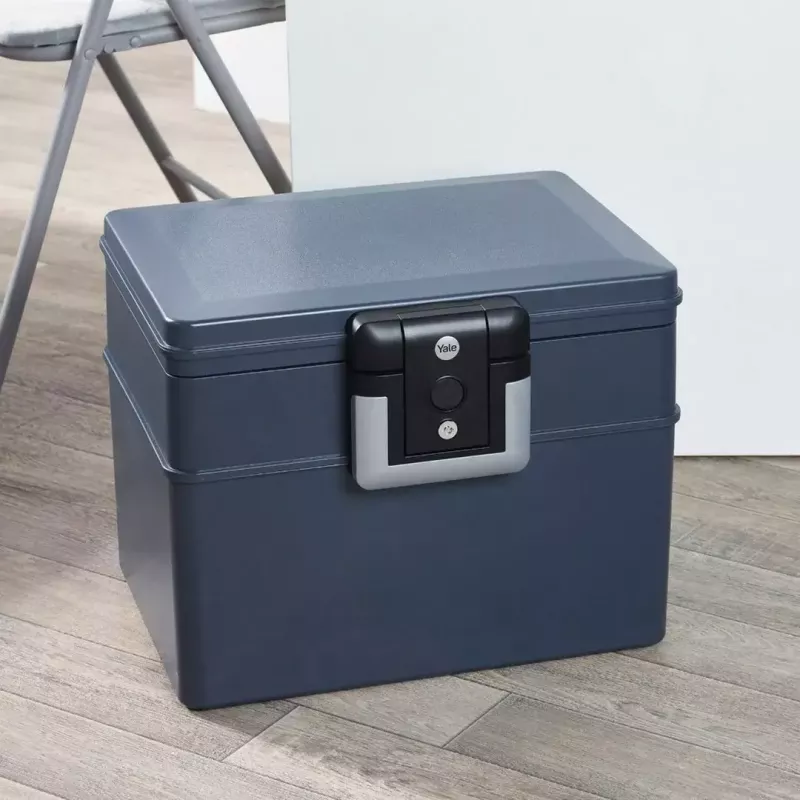 Freestanding safe Yale YFWC/329/KB1 16.5L Key Lock Black Grey