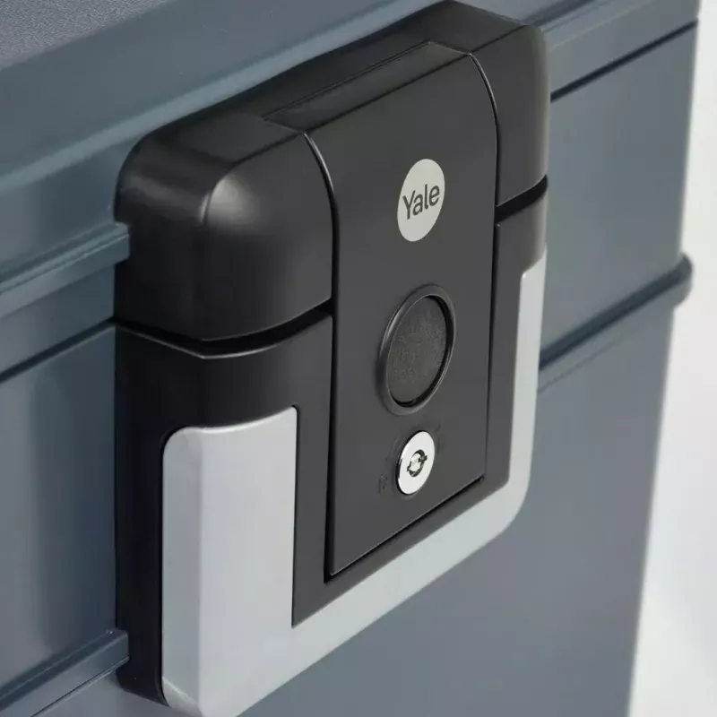 Freestanding safe Yale YFWC/329/KB1 16.5L Key Lock Black Grey