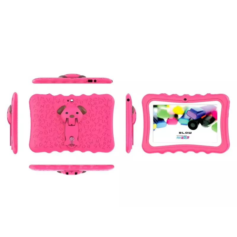 BLOW KidsTAB7 V2 tablet 7" 1280x800, A133 1.5 GHz, 4 GB RAM, 32 GB, Android 14, with case, Pink