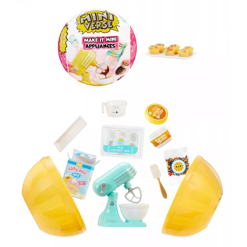 Miniverse MGA's - Make It Mini Appliances Series 2 in PDQ, 8 yr(s), Multicolour, Plastic
