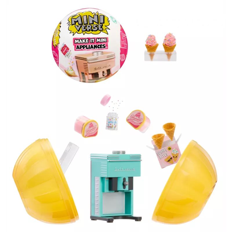 Miniverse MGA's - Make It Mini Appliances Series 2 in PDQ, 8 yr(s), Multicolour, Plastic