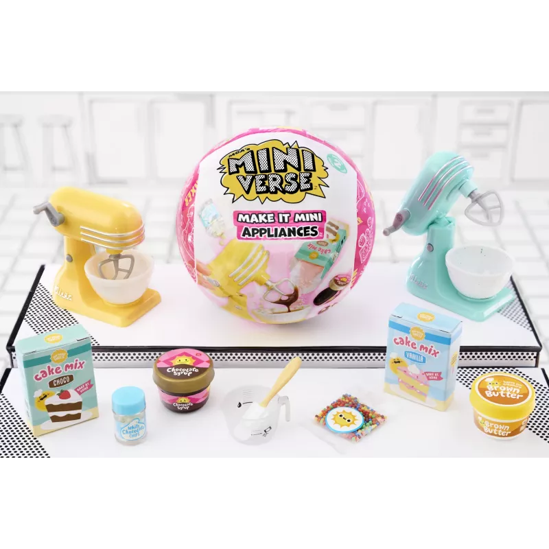 Miniverse MGA's - Make It Mini Appliances Series 2 in PDQ, 8 yr(s), Multicolour, Plastic