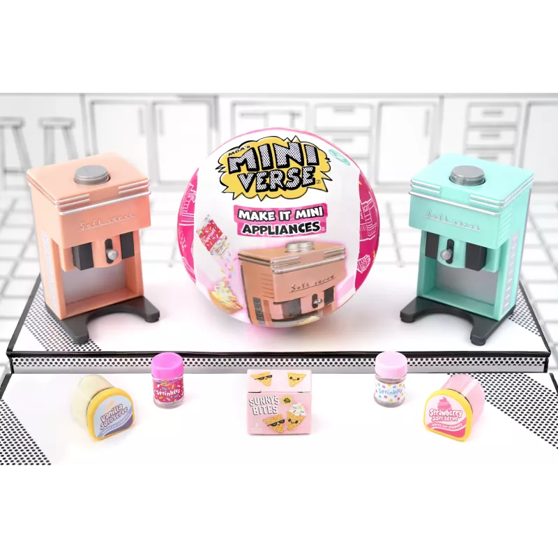 Miniverse MGA's - Make It Mini Appliances Series 2 in PDQ, 8 yr(s), Multicolour, Plastic