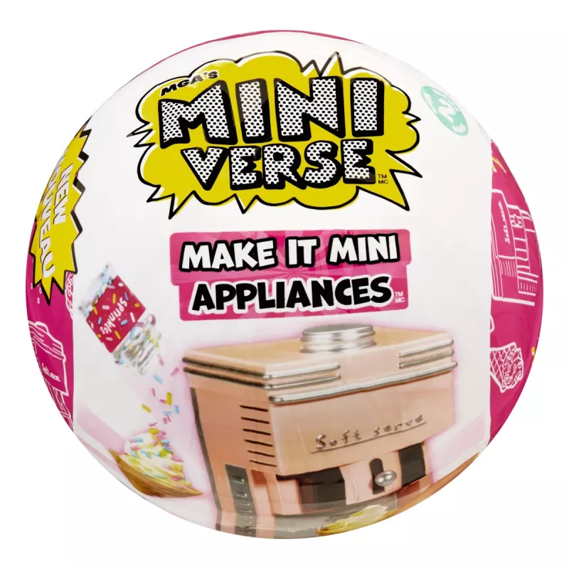 Miniverse MGA's - Make It Mini Appliances Series 2 in PDQ, 8 yr(s), Multicolour, Plastic