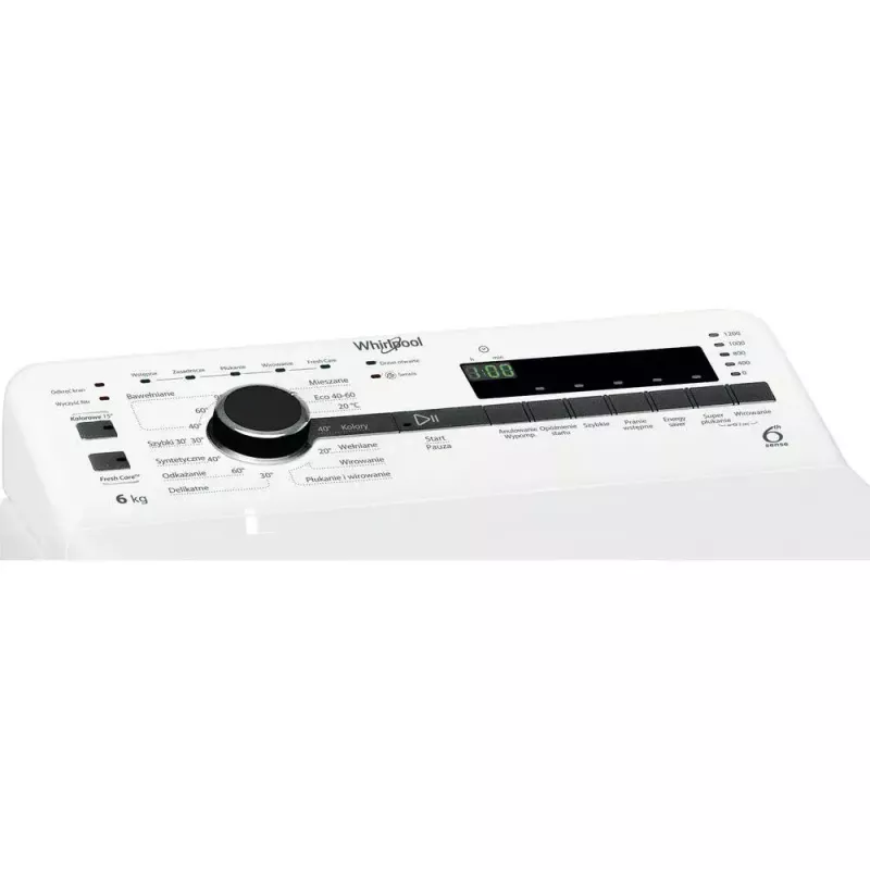 Whirlpool NTDLR 6240SS PL/N washing machine Top-load 6 kg 1151 RPM White