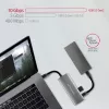 Axagon HMC-5G21 USB 10Gbps hub, 2x USB-A, 2x USB-C, HDMI 4k/30Hz, PD 60W, USB-C cable