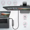 Axagon HMC-5G21 USB 10Gbps hub, 2x USB-A, 2x USB-C, HDMI 4k/30Hz, PD 60W, USB-C cable