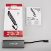 Axagon HMC-5G21 USB 10Gbps hub, 2x USB-A, 2x USB-C, HDMI 4k/30Hz, PD 60W, USB-C cable