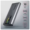 Axagon EEM2-SD2 USB-C 10Gbps - M.2 NVMe & SATA SSD DISPLAY box