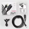 Axagon ADR-207 USB repeater cable 7.5 m USB 2.0 Black