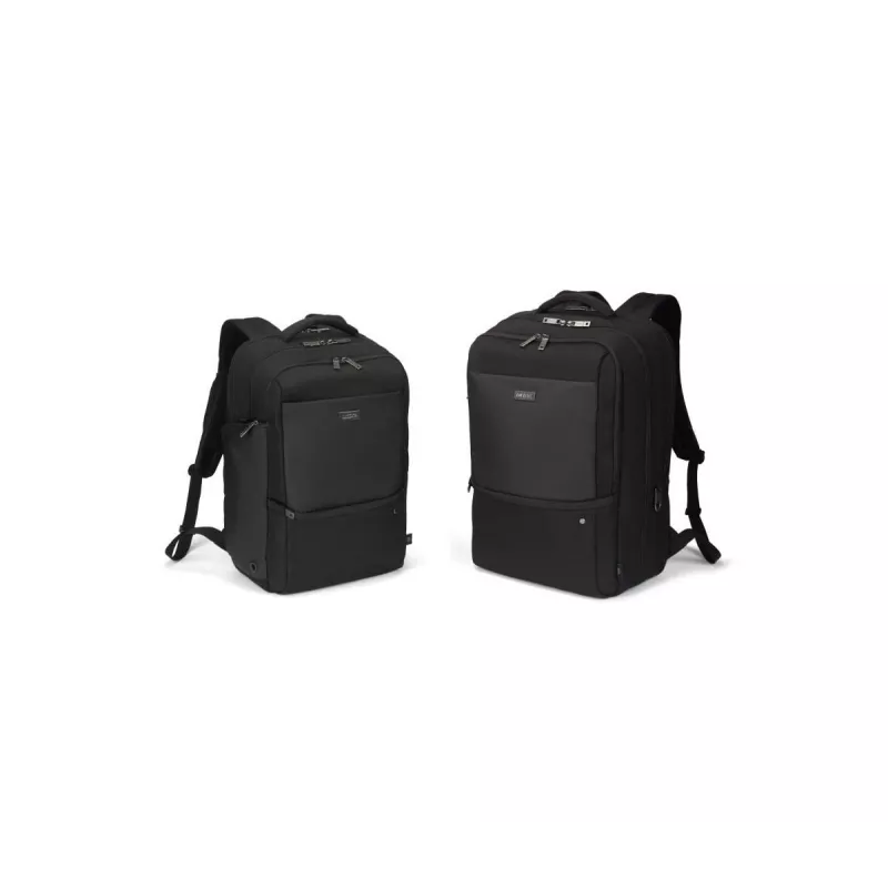 DICOTA Five - 15-17.3in Notebook Backpack - Black / 900d Recycled Pet Polyester
