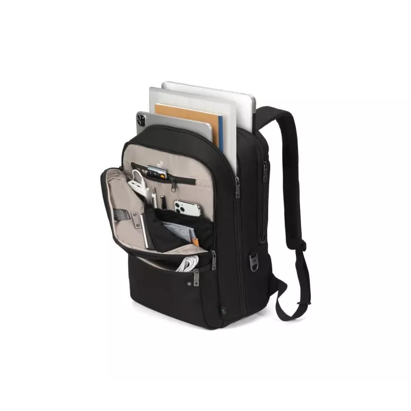 DICOTA Five - 15-17.3in Notebook Backpack - Black / 900d Recycled Pet Polyester