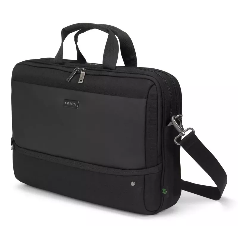 DICOTA Top Traveller Five - 12-14in Notebook Case - Black / 900d Recycled Pet Polyester