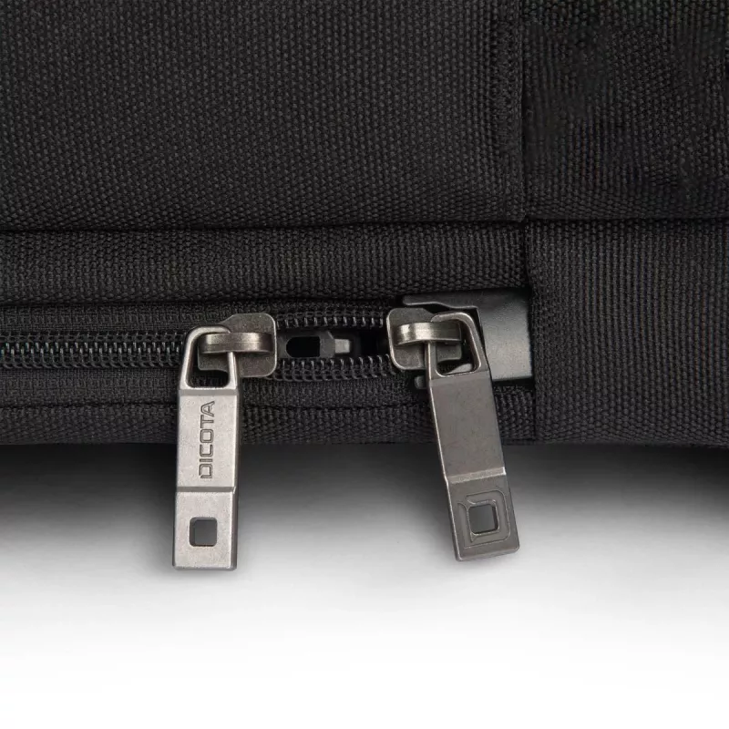 DICOTA Top Traveller Five - 12-14in Notebook Case - Black / 900d Recycled Pet Polyester