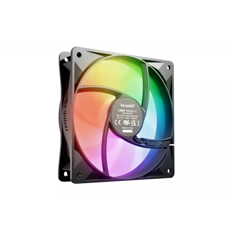 be quiet! Light Wings LX 120 mm PWM Reverse Black Computer case Fan 12 cm 1 pc(s)