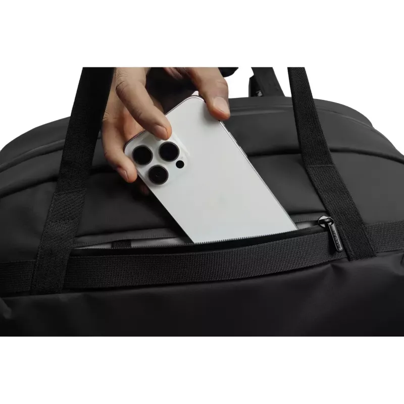 Duffle bag XDDESIGN P706.2901, water resistant, 50×33×26 cm, 900 g, fits up to 16 inch laptop, shoulder strap, reflective elements