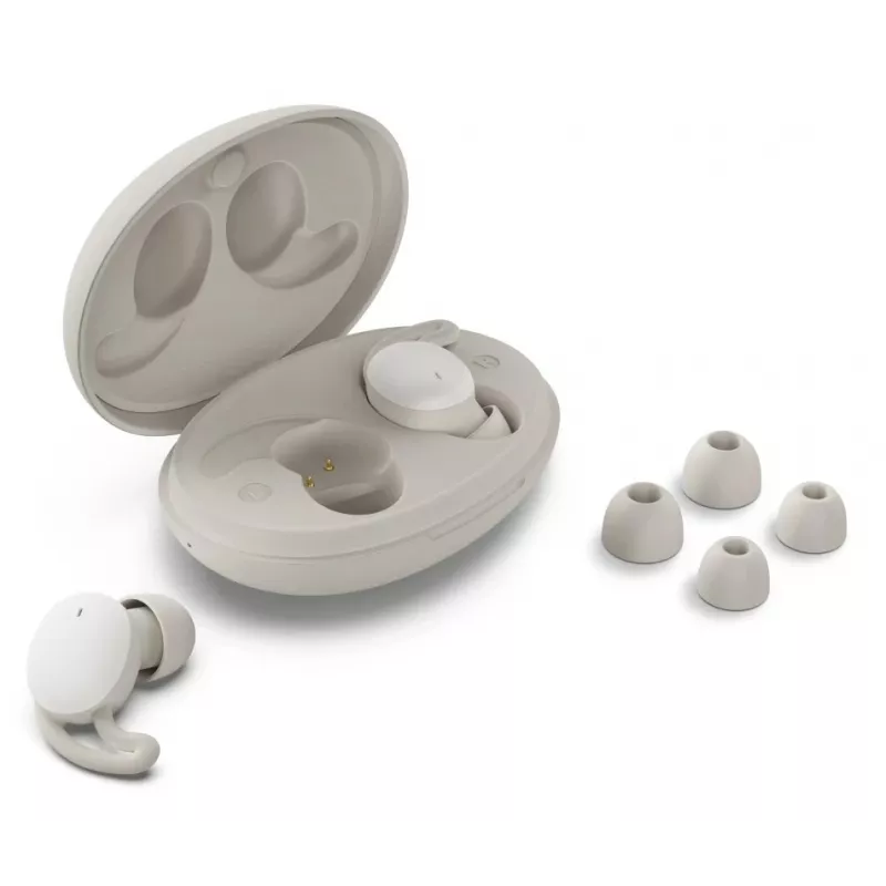 Hama Spirit Calm Headset True Wireless Stereo (TWS) In-ear Calls/Music Bluetooth Beige, White