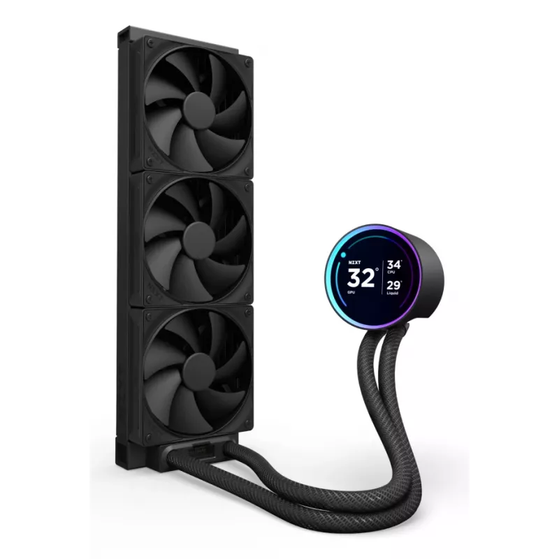 All-in-one liquid cooler NZXT Kraken Elite 360 12 cm Black
