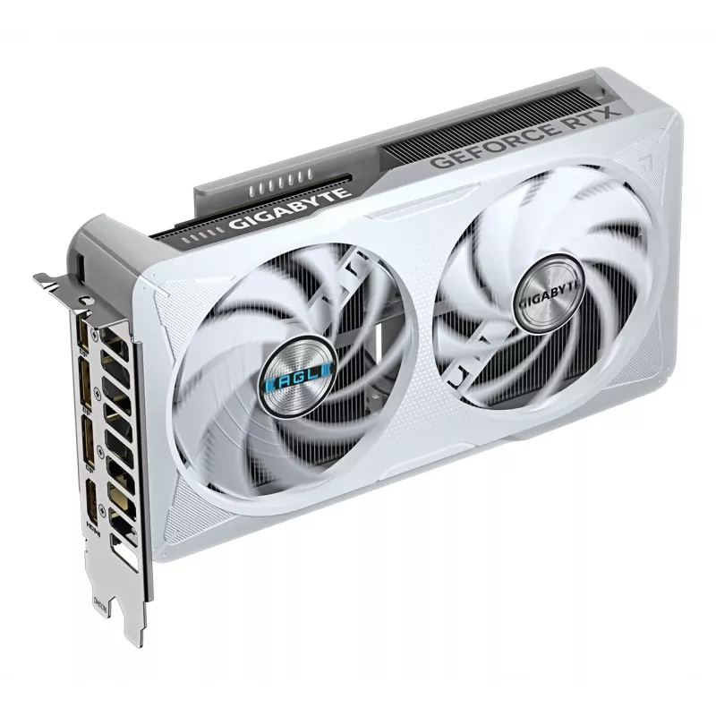 GIGABYTE GeForce RTX 5060 EAGLE OC ICE 8G Graphics Card - 8GB GDDR7, 128bit, PCI-E 5.0, 2550 MHz Core Clock, 3 x DisplayPort, 1 x HDMI, GV-N5060EAGLEOC ICE-8GD