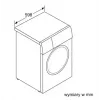 Front-load washing machine Bosch WAN2405MPL, 7 kg, 1200 RPM, A energy class, LED display, white