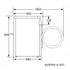 Front-load washing machine Bosch WAN2405MPL, 7 kg, 1200 RPM, A energy class, LED display, white