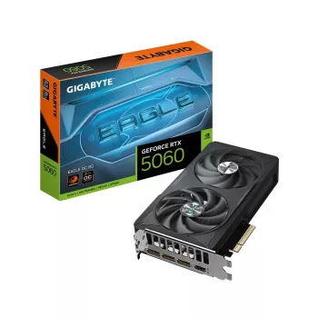 Graphics card GIGABYTE GeForce RTX 5060 8GB GDDR7, PCIe 5.0, 128-bit, 3840 CUDA, 2-slot, WINDFORCE 2X