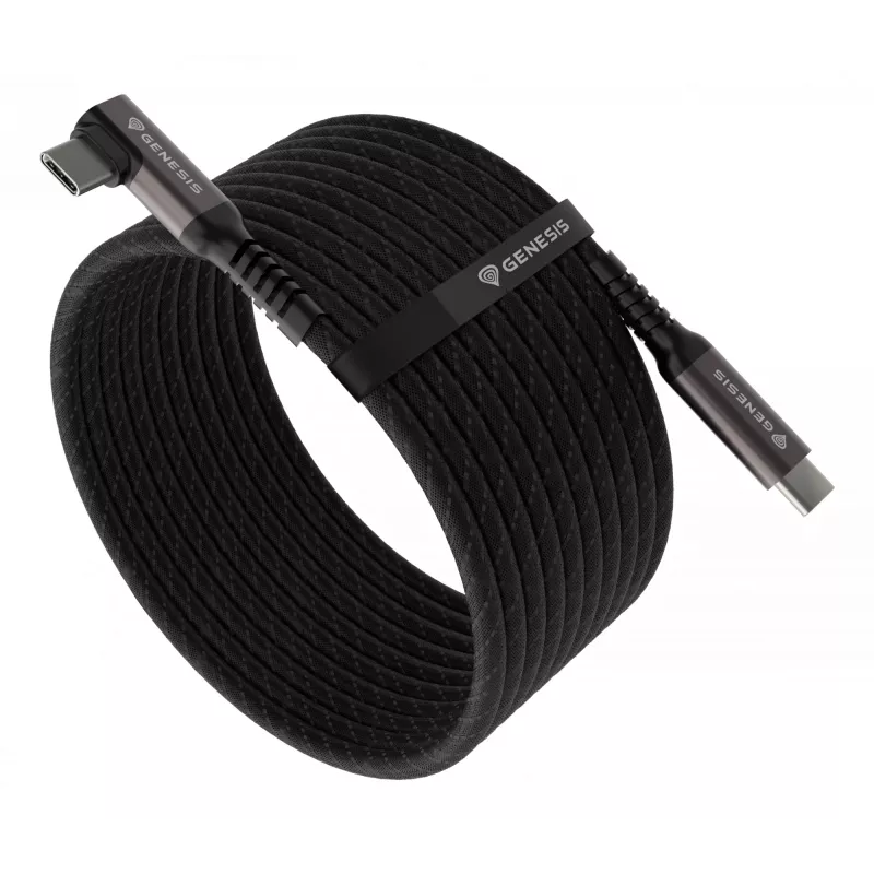 GENESIS NVC-2219 USB cable USB 3.2 Gen 2 (3.1 Gen 2) 5 m USB C Black, Grey