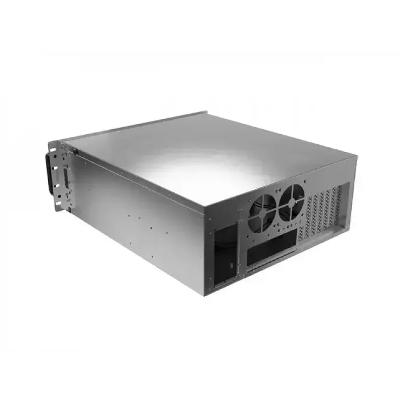 Lanberg SC01-5204-12B 4U Rackmount Server Chassis, Black, 5 Fans, Supports ATX/SSI EEB, 10x 3.5 inch Bays