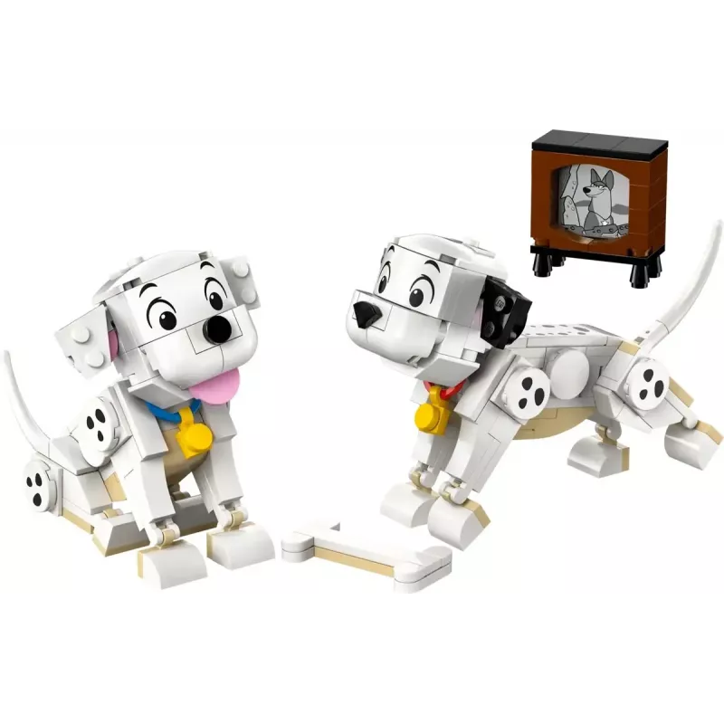 Construction toy LEGO Disney Classic Puppies Lucky and Penny set 43271, 268 pieces, height 90 mm, age 6+