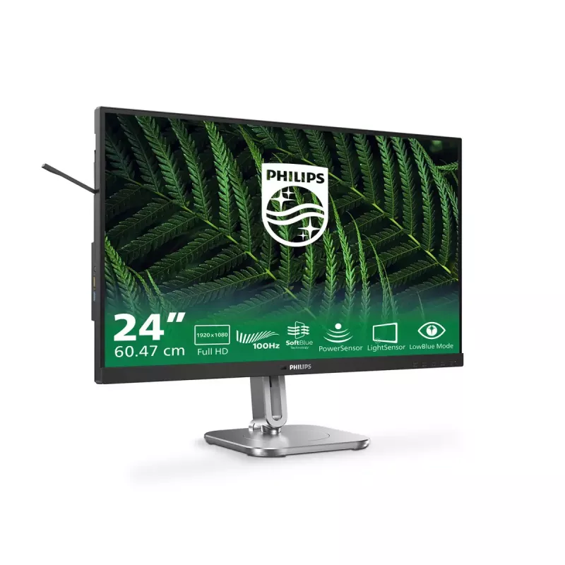 Philips 5000 series 24B2G5200/00 computer monitor 60.5 cm (23.8 inch) 1920 x 1080 pixels Full HD LCD Anthracite