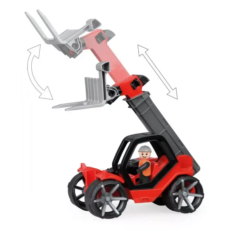 Toy telescope loader Lena Truxx2 04518 — plastic construction vehicle playset