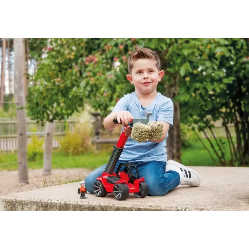 Toy telescope loader Lena Truxx2 04518 — plastic construction vehicle playset