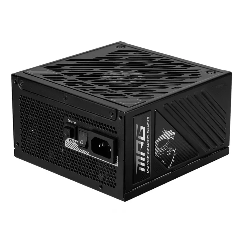MSI MPG A1250GS PCIE5 power supply unit 1250 W 20+4 pin ATX ATX Black